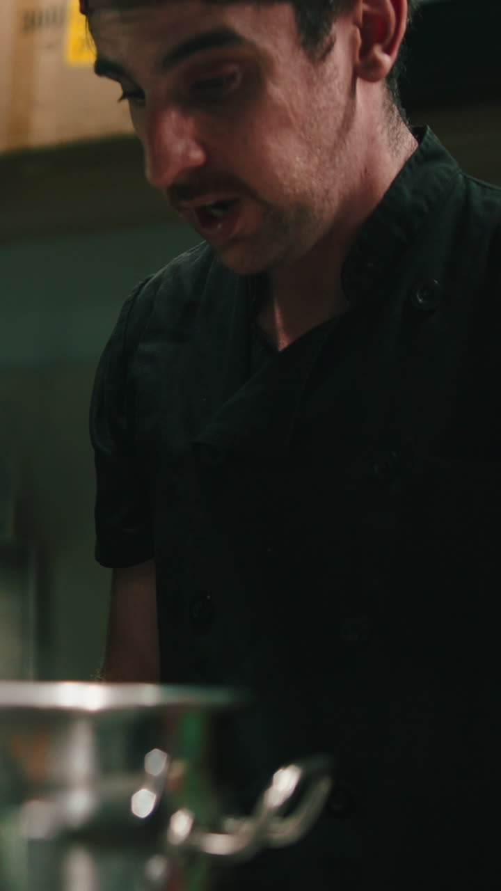 Chefs cooking in a kitchen