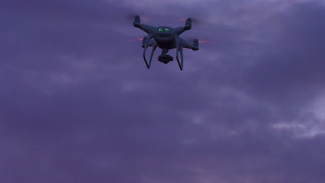 shot of a drone flying in the sky