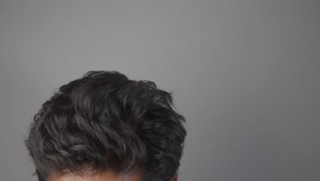 Applying Hair Oil or Supplement to the Head