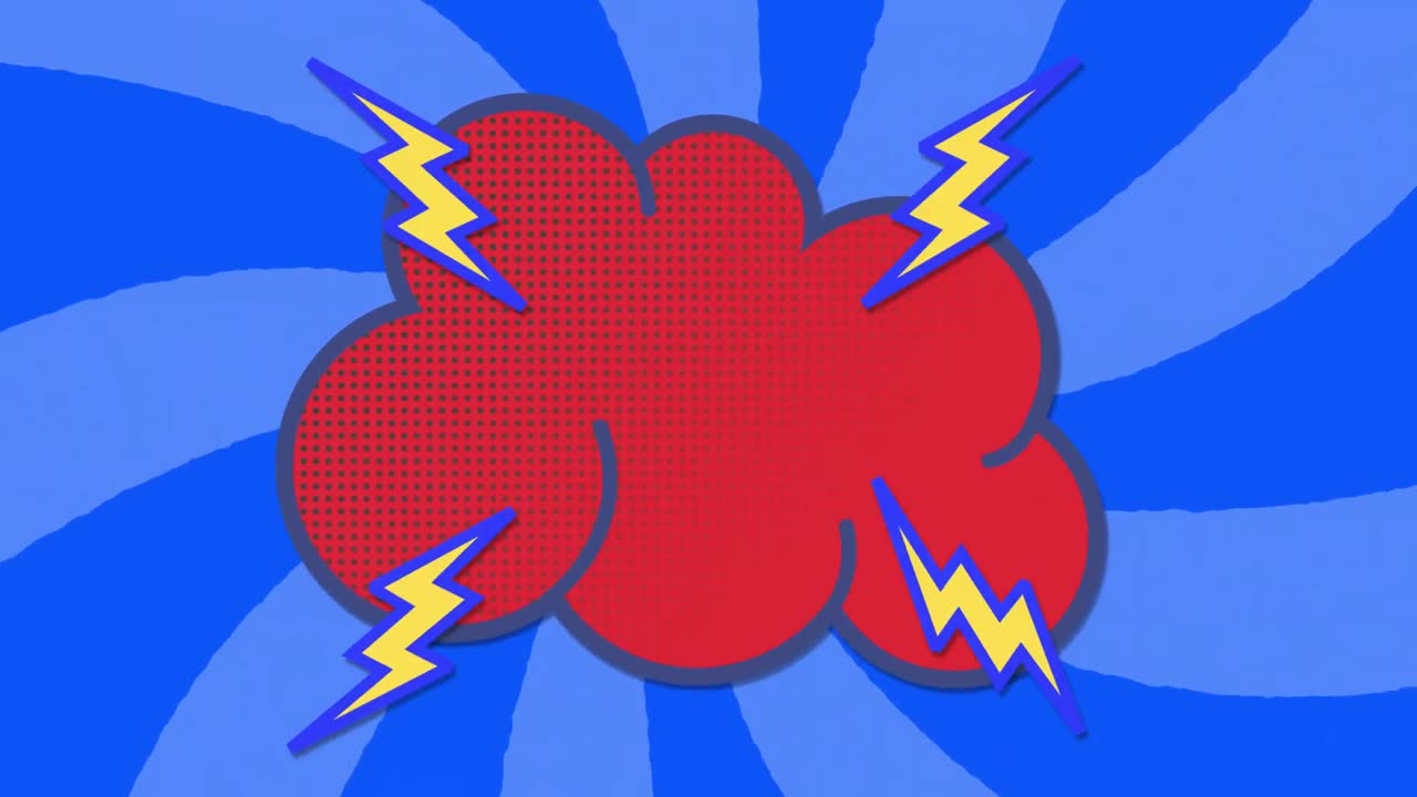 80년대 스타일의 레트로 애니메이션