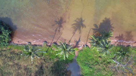 Impresionante-Vista-Aérea-Vuelo-Playa-De-Arena-Natural-Isla-De-Koh-Chang-Tailandia-Día-Soleado-2022