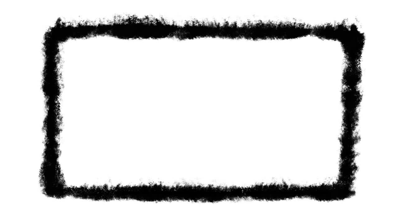 흑색으로 칠한 그룬지 프레임 애니메이션, 색 배경에 스 모션 효과