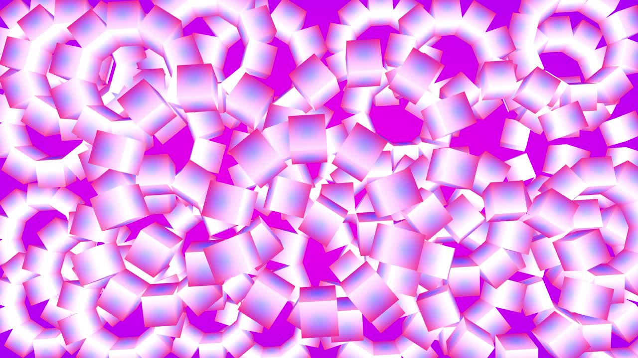 fondo gráfico abstracto de cubos giratorios, representación en 3d