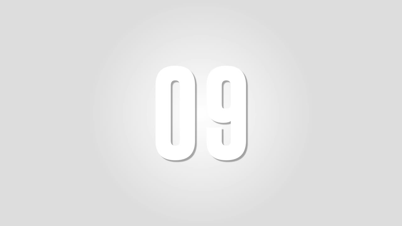 el cronometrador de minutos en el fondo. cuenta atrás de 60 a 0 segundos.