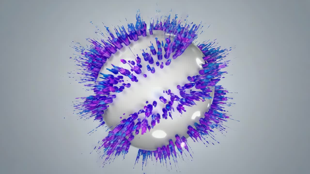 추상적인 3d 구체