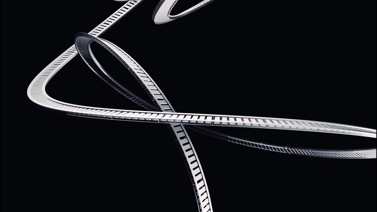 복잡한 롤러코스터 트랙