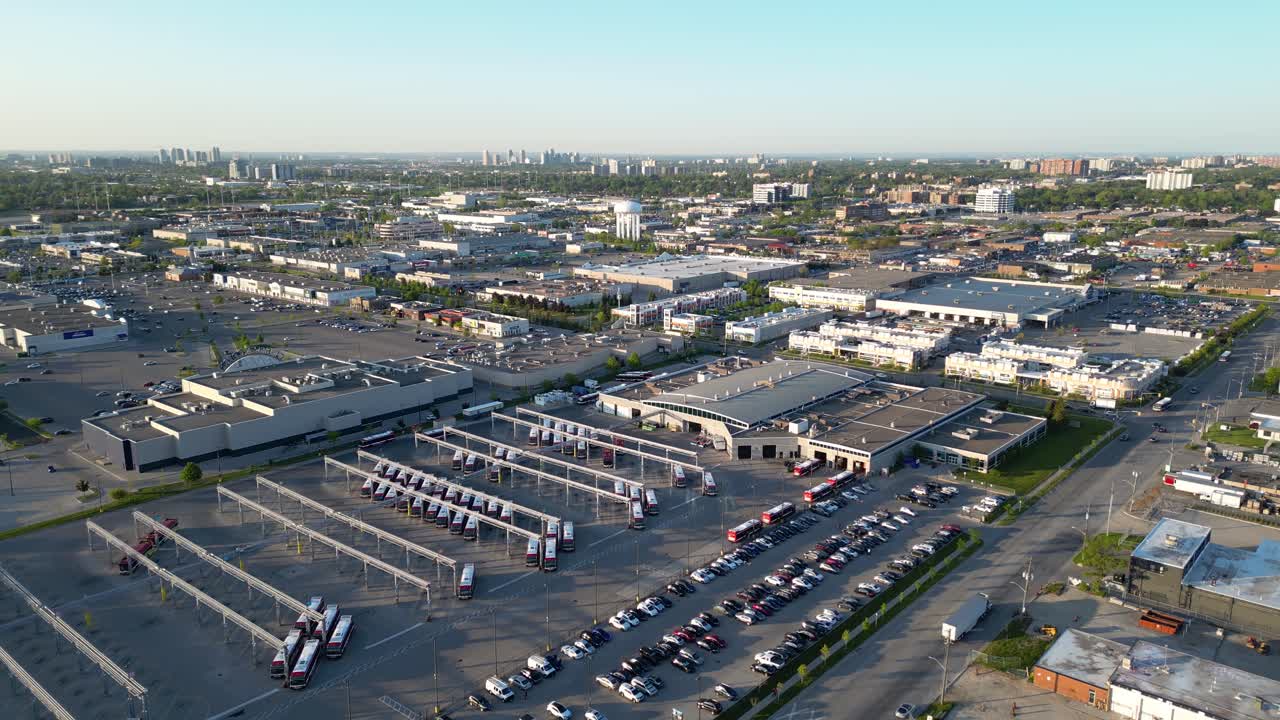 Electric bus charging station in urban city for sustainable public transportation