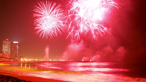 fuegos artificiales barcelona 01