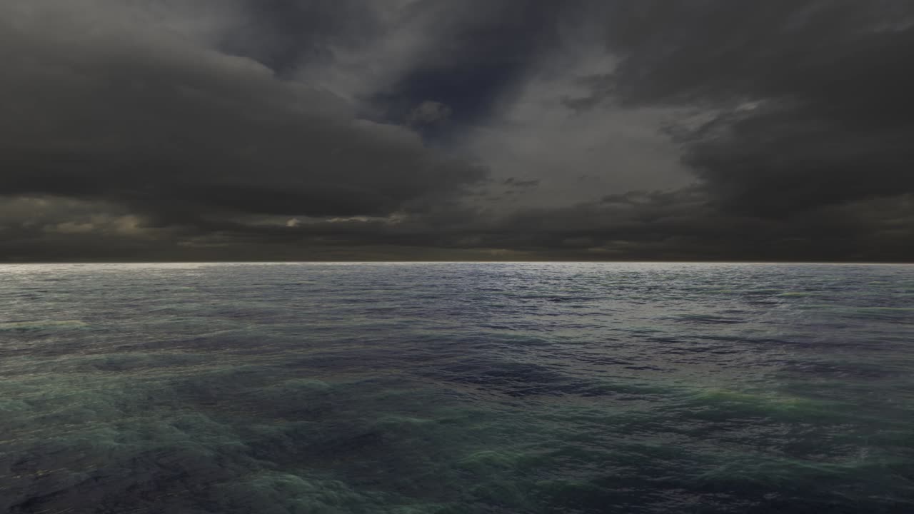 오션 선 모션 배경 루프 04