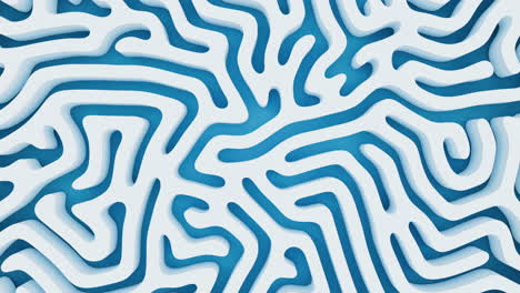 Abstract lines and curve lines, 3d rendering.