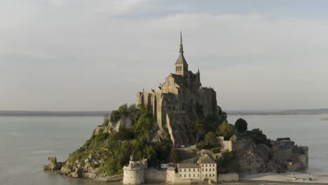 mont saint-michel aerial view