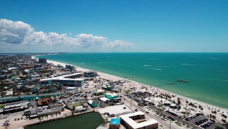 Drone-aerial-view-of-the-Gulf-of-Mexico-off-of-Fort-Myers-Beach