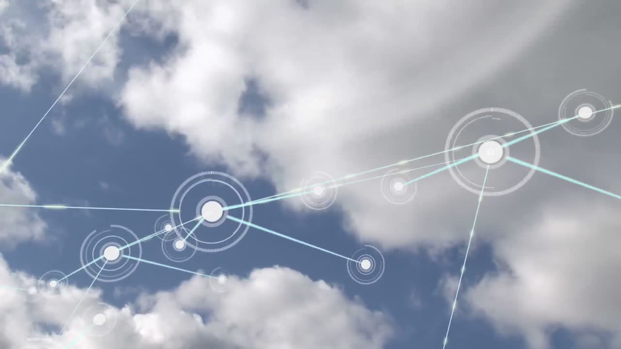 conectores que se mueven en las nubes