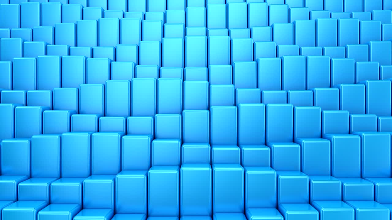 las cajas forman una onda