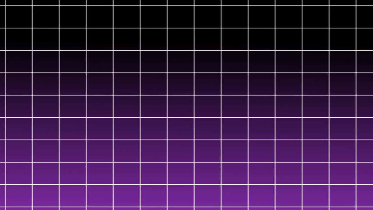 Abstract Geometric Grid with Purple and Black Gradient Background