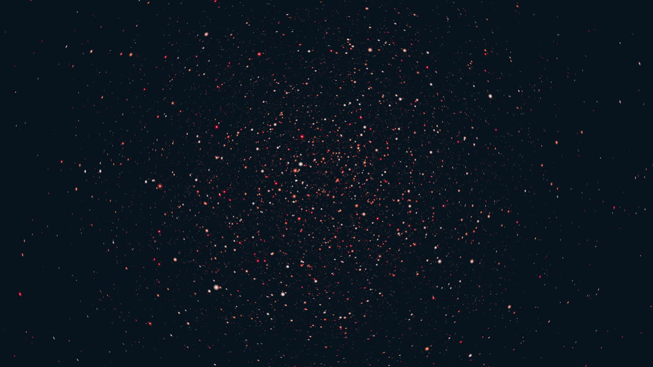 campo de estrellas con polvo en la galaxia oscura