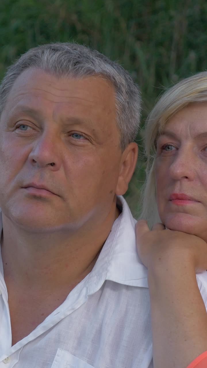 Mature couple in love