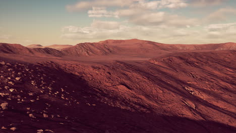 Hermosas-Dunas-De-Arena-En-El-Desierto-Del-Sahara-Al-Atardecer