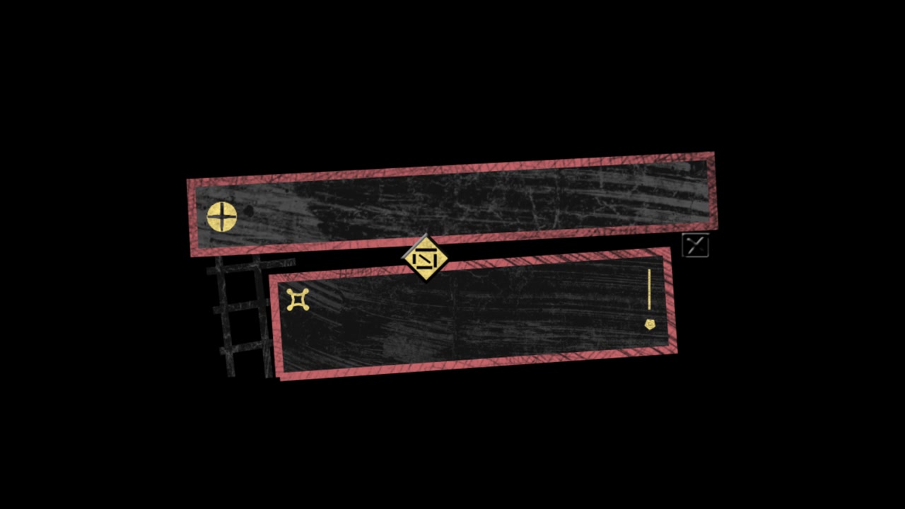 Animated Grunge Style Lower Third Graphic Overlay