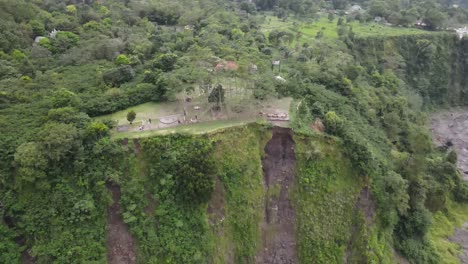 vista aérea, desde el sitio turístico de nawang jagad