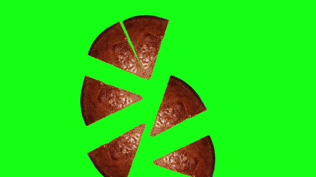 Slice interlocking cake animation