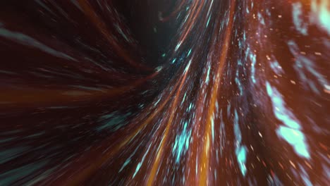 tunnel del wormhole, motore di curvatura, curvatura dell'universo. ciclo continuo