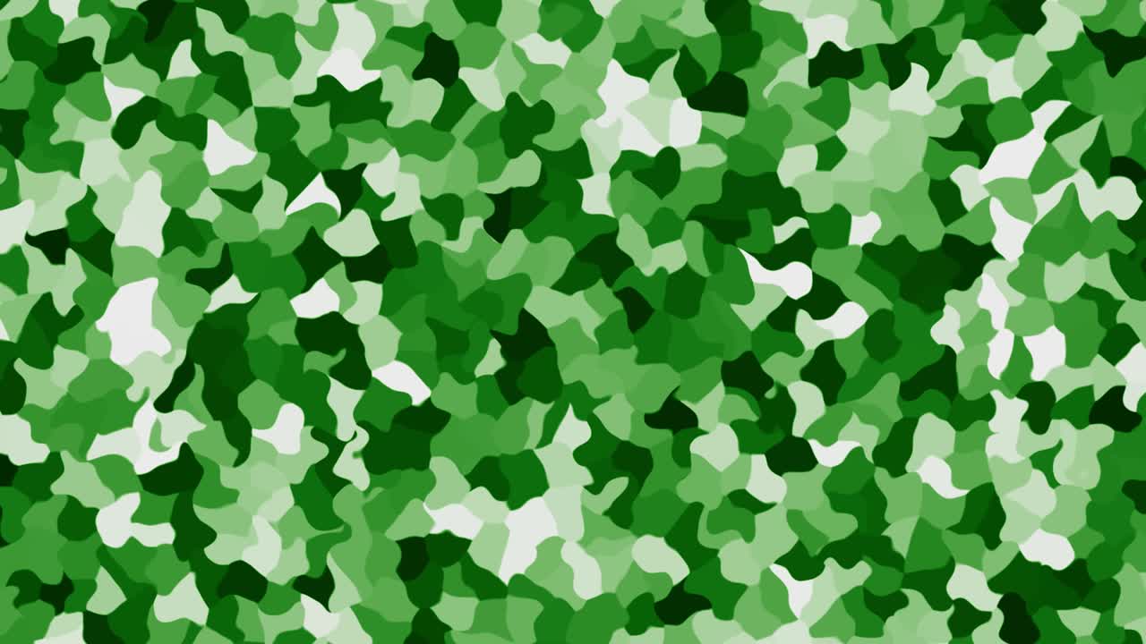 diseño de patrón militar verde. bucle de animación de movimiento. fondo abstracto