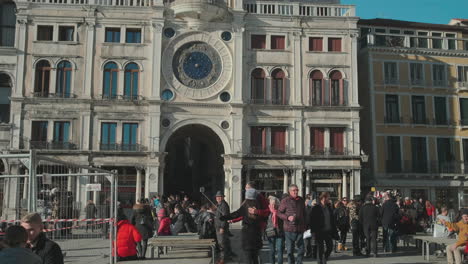 clock tower in venice, italy