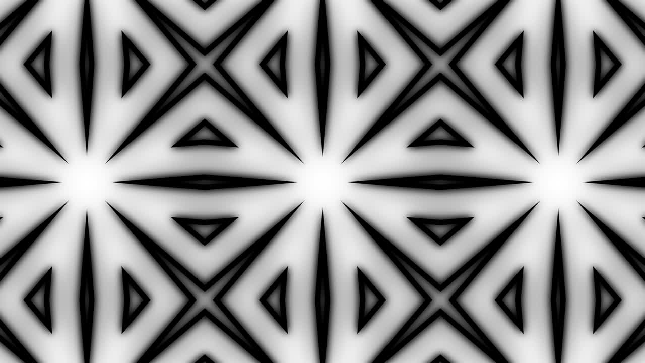 patrón geométrico animación psicodélica