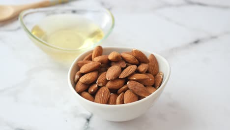 almonds and almond oil