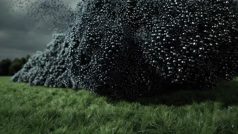 dark matter explosion in a field