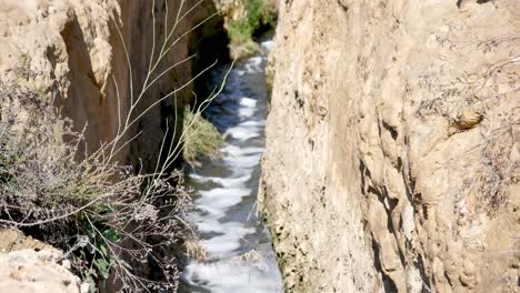 pequeño río en una zona semidesértica