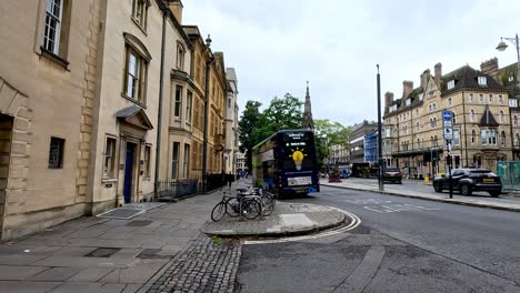 busy street with buildings and vehicles