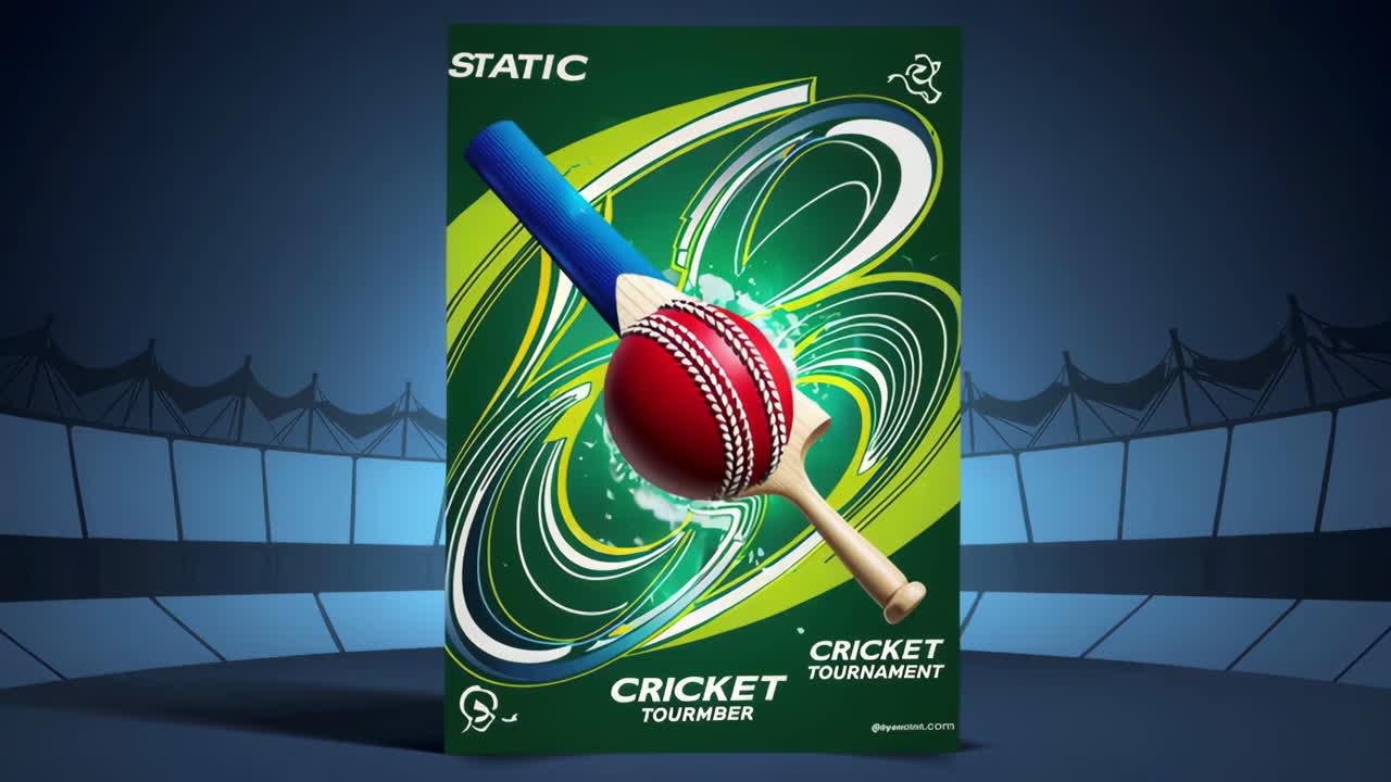Cricket Tournament Poster