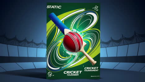 cricket tournament poster