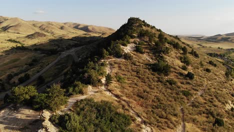 Una-Sartén-A-Lo-Largo-De-&quot;la-Espalda-Del-Cerdo&quot;