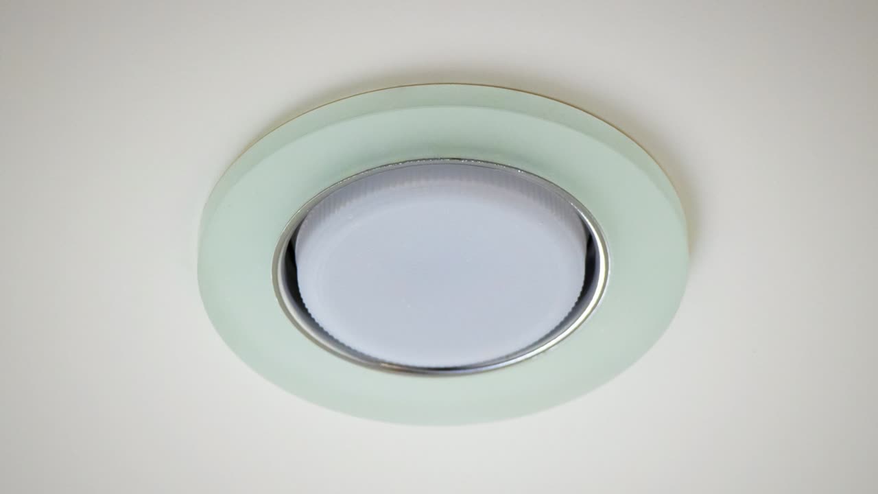 lámpara led de techo empotrada