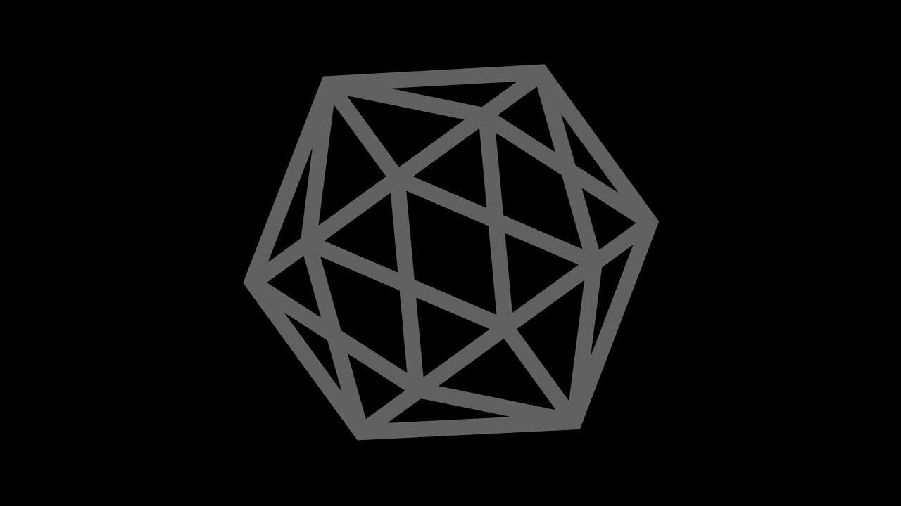 objeto gráfico en blanco y negro con efecto estroboscópico e hipnótico, que gira en el sentido de las agujas del reloj disminuyendo el tamaño de pantalla completa para desaparecer en el centro