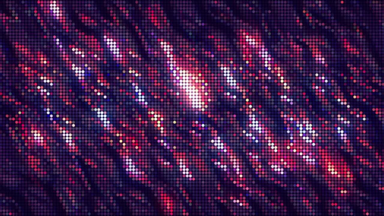 Abstract Glowing Dot Pattern
