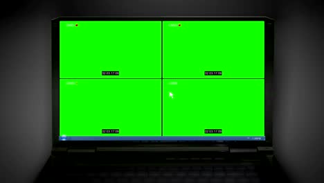 notebook monitor of video surveillance
