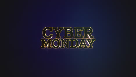 Moderner-Cyber-Montag-Text-Auf-Blauem-Farbverlauf