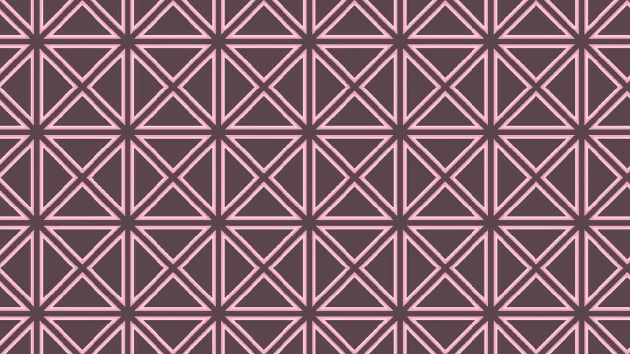 Geometric triads glide in perfect rhythm and symmetry in motion, where each slide reshapes balance into mesmerizing abstract flow