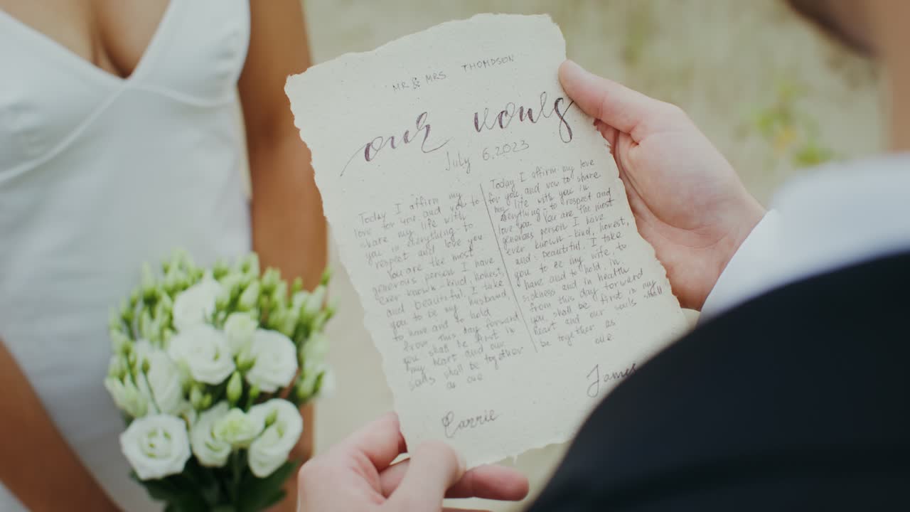 Wedding Vows Ceremony
