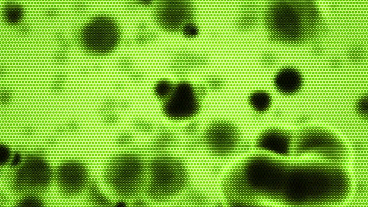 fondo de movimiento animado generado por computadora que muestra biología científica átomos moléculas partículas genes adn