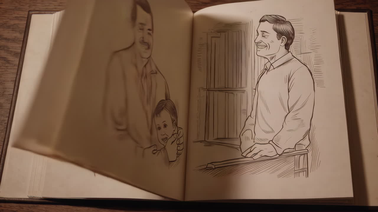 Vintage Sketches of Men