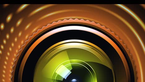 an animated introduction featuring a retro look and camera gear featuring a series of camera-related photos punctuated by shutter clicks