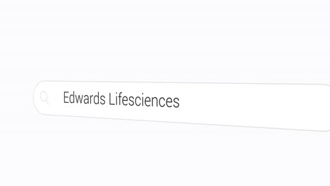 Escribiendo-Edwards-Lifesciences-En-El-Motor-De-Búsqueda