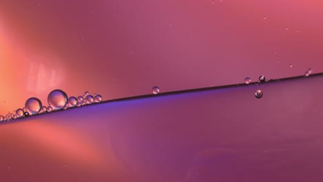 colorful artistic of oil drop floating on the water. abstract bubble backgrou
