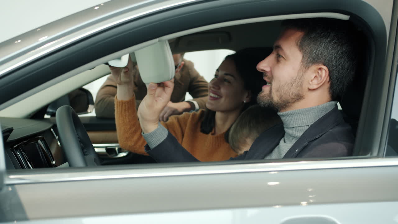 experiencia de compra de automóviles para la familia