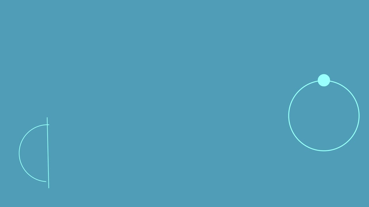 Modern Flat Motion shapes Background Animation, seamless loop